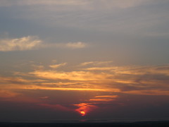 Sunset over Morecombe Bay