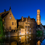 Rozenhoedkaai Bruges blue hour (2)