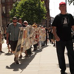 Martin leads the walk