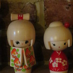 Mum's kokeshi dolls