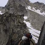 The Bugaboos - Alana Scrambling Eastpost Spire