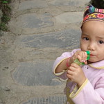 kid at Longi Rice Terraces