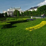 Wien, 1. Bezirk (the art of very historic gardens at the center of Vienna), Volksgarten (giardino del popolo, people's garden, jardin du peuple, jard&iacute;n de la gente), L&ouml;welstra&szlig;e/Dr.-Karl-Renner-Ring/Burgring
