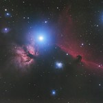 Flame- & Horseheadnebula in Constellation Orion