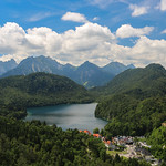 Looking down... Hohenschwangau Castle, F&uuml;ssen, Germany