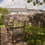 facing the river Usk