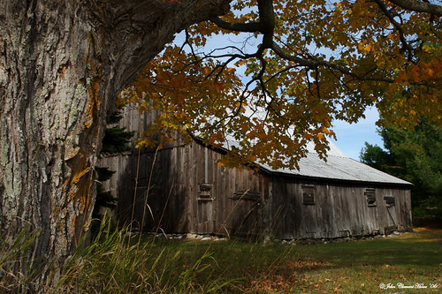 Barn at the Eckhert Farm, Autumn View