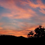 Sunset over the Rogue River