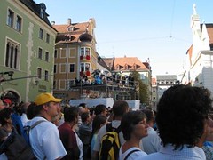 Papst Benedikt Fotos Bilder Regensburg 2006 September Bayern Universität Islinger Wiese Ratzinger Josef Pix Pic