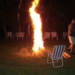 The bonfire begins