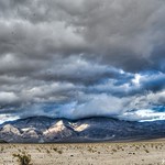Death Valley storm clouds