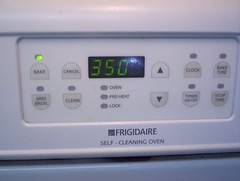 turn on the oven