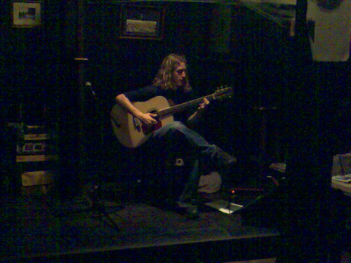 Lee Westwood en pleno concierto