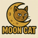 MOON CAT（$MOONCAT） 曲线进度达 87%，持有人 69，临近毕业