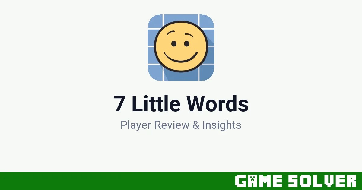 7 Little Words - Blue Ox Family Games, Inc. 1 7 Little Words featured image