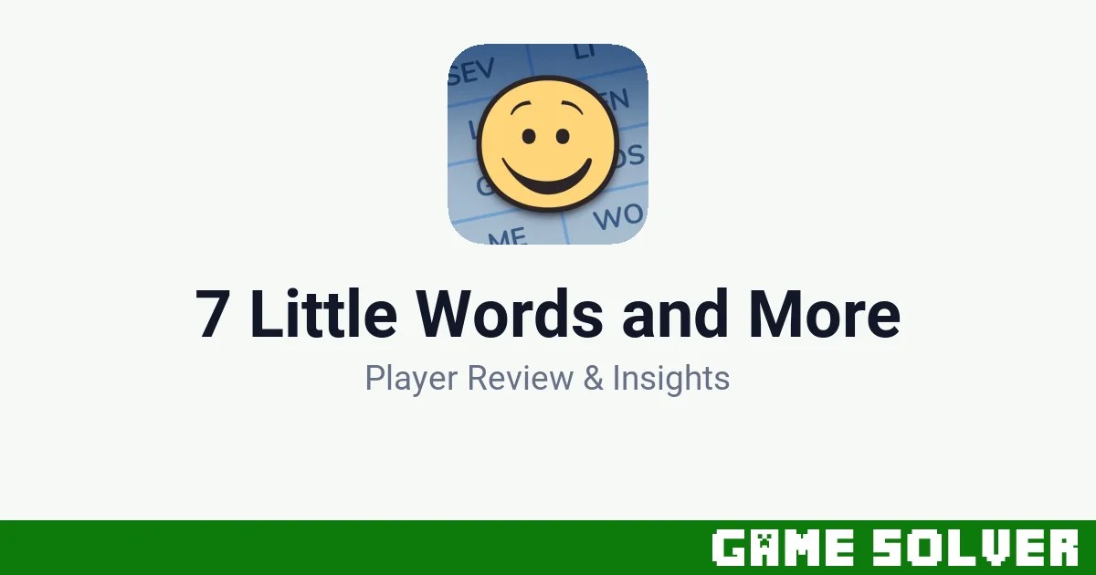 7 Little Words and More - Blue Ox Family Games, Inc. 1 7 Little Words and More featured image
