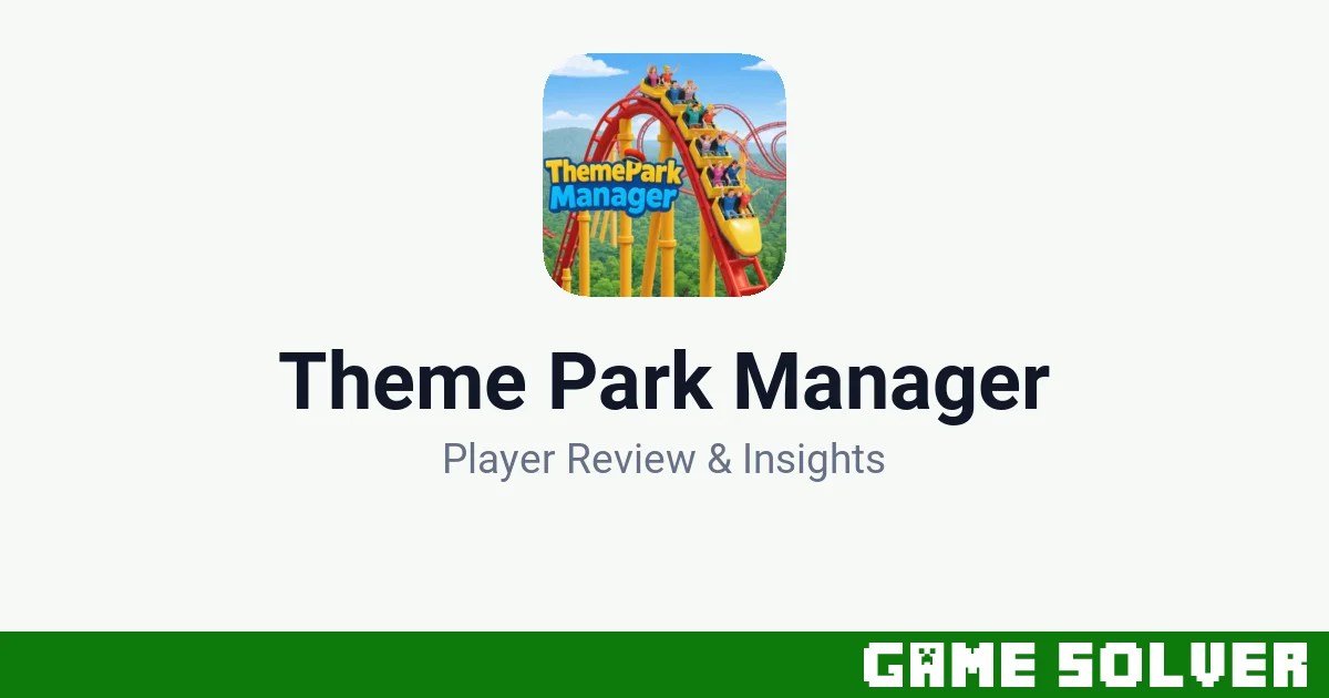 Theme Park Manager featured image