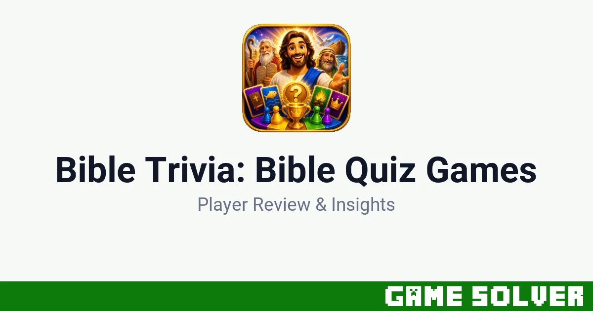 Bible Trivia: Bible Quiz Games featured image