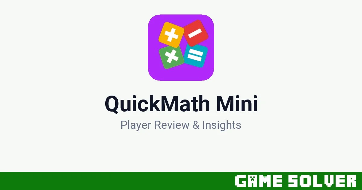 QuickMath Mini featured image