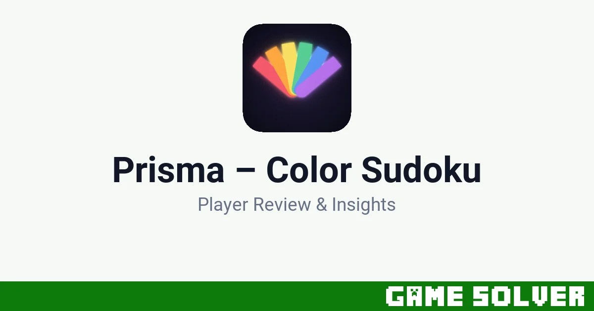 Prisma – Color Sudoku featured image