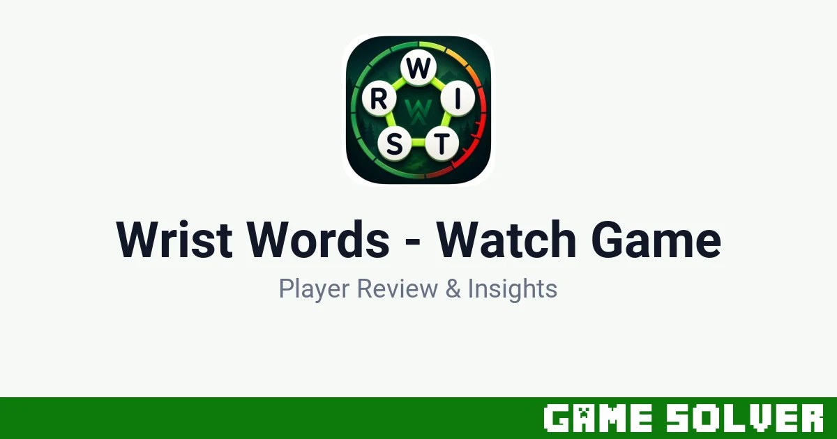 Wrist Words - Watch Game featured image