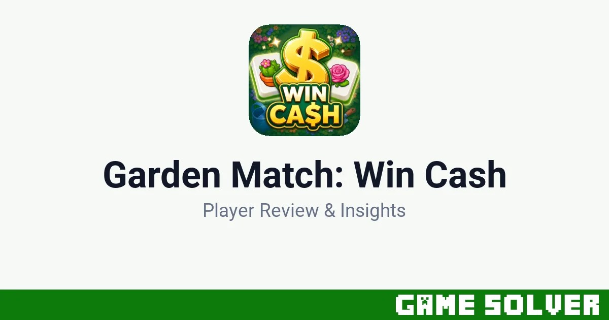 Garden Match: Win Cash featured image
