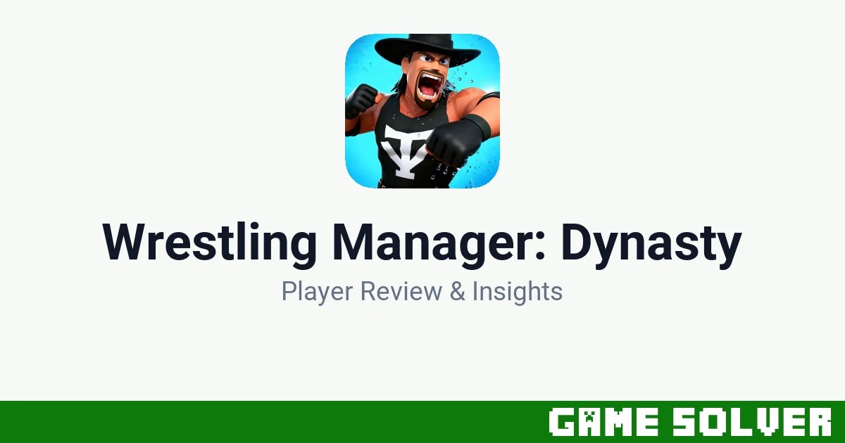 Wrestling Manager: Dynasty featured image