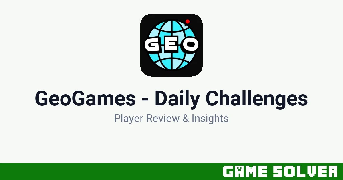 GeoGames - Daily Challenges featured image
