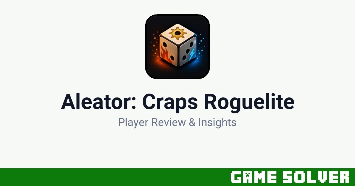 Aleator: Craps Roguelite featured image
