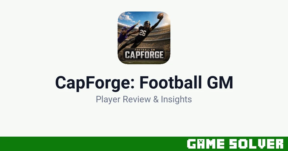 CapForge: Football GM featured image