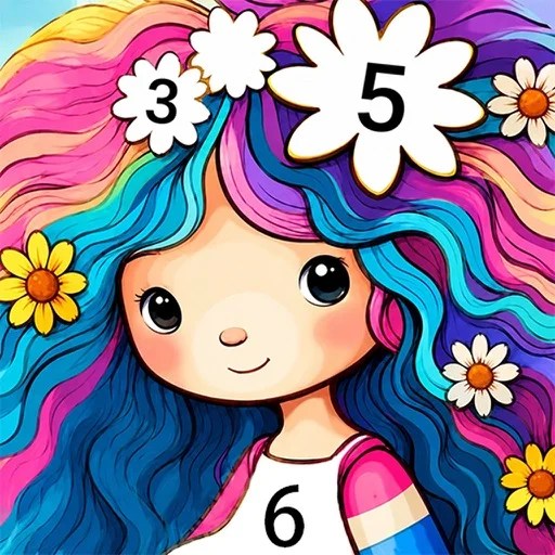 Wonder Tales Coloring Book official game icon