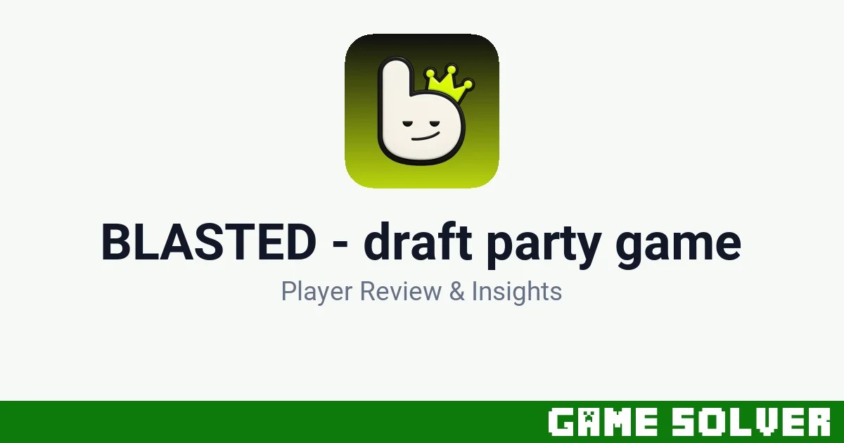 BLASTED - draft party game featured image