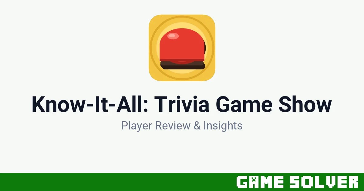 Know-It-All: Trivia Game Show featured image