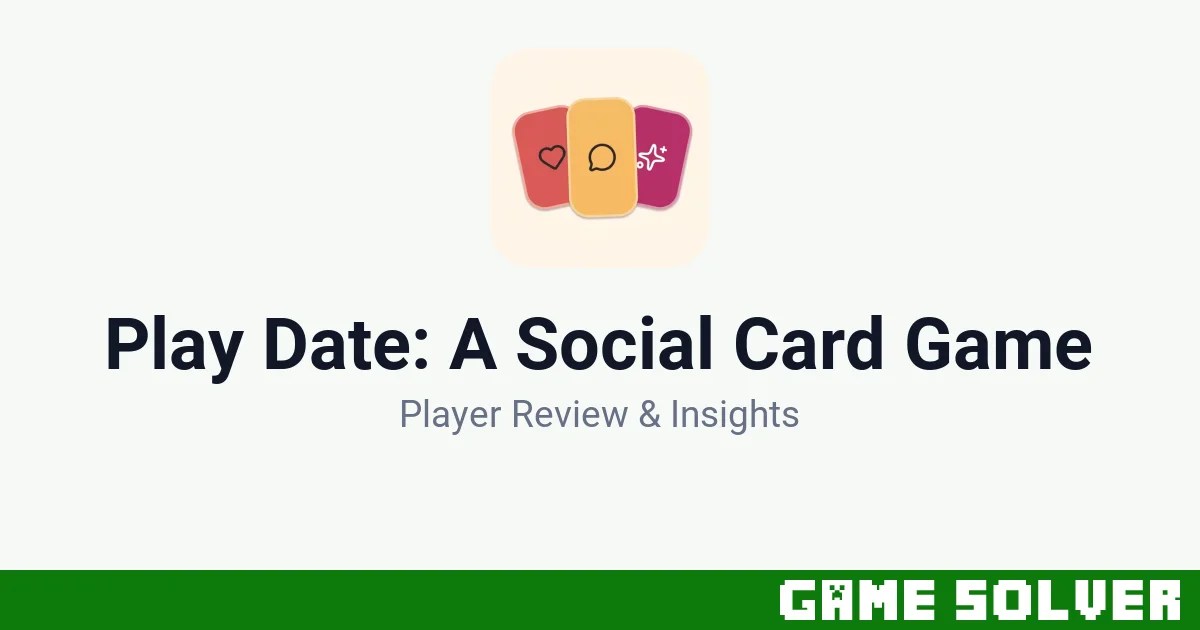 Play Date: A Social Card Game featured image