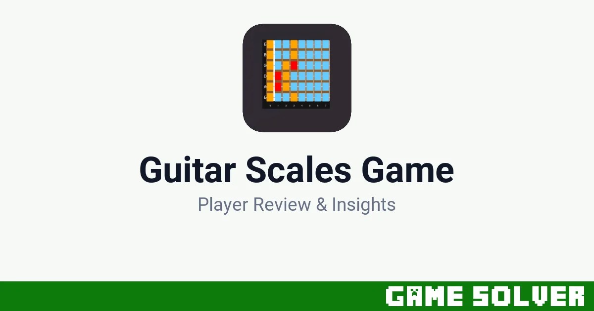 Guitar Scales Game featured image