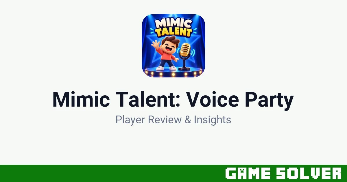 Mimic Talent: Voice Party featured image