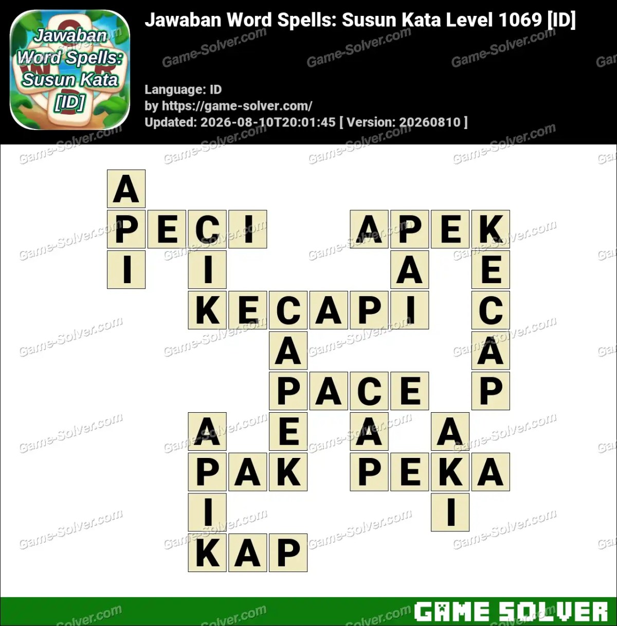 Jawaban Word Spells: Susun Kata Level 1069 [ID]