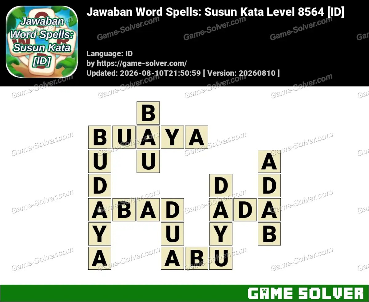 Jawaban Word Spells: Susun Kata Level 8564 [ID]