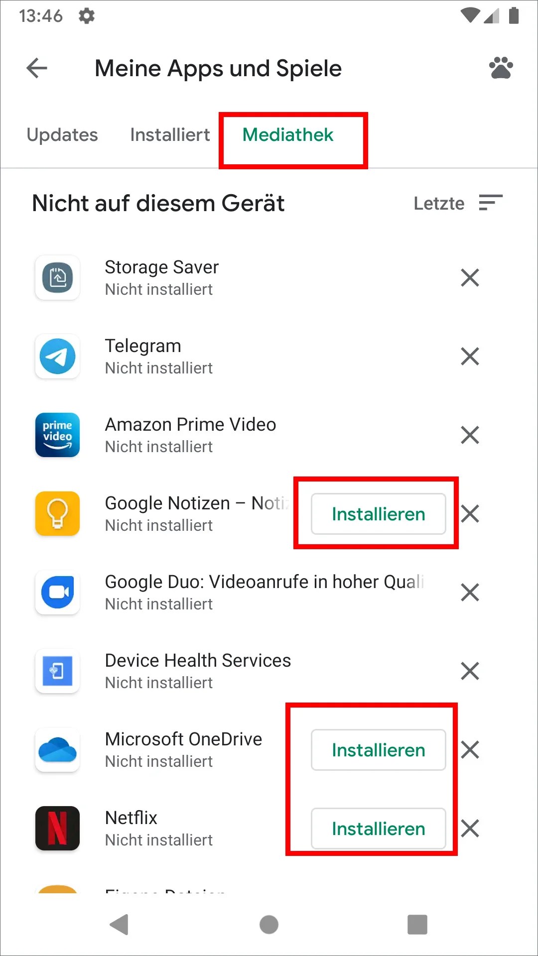 photo Wiederherstellen Google Play Store Installieren giga