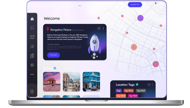 Gps Tracking App Development Services - Premium Light Art Gallery - High Resolution