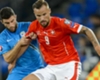 Bojan Jokic Haris Seferovic Switzerland Slovenia