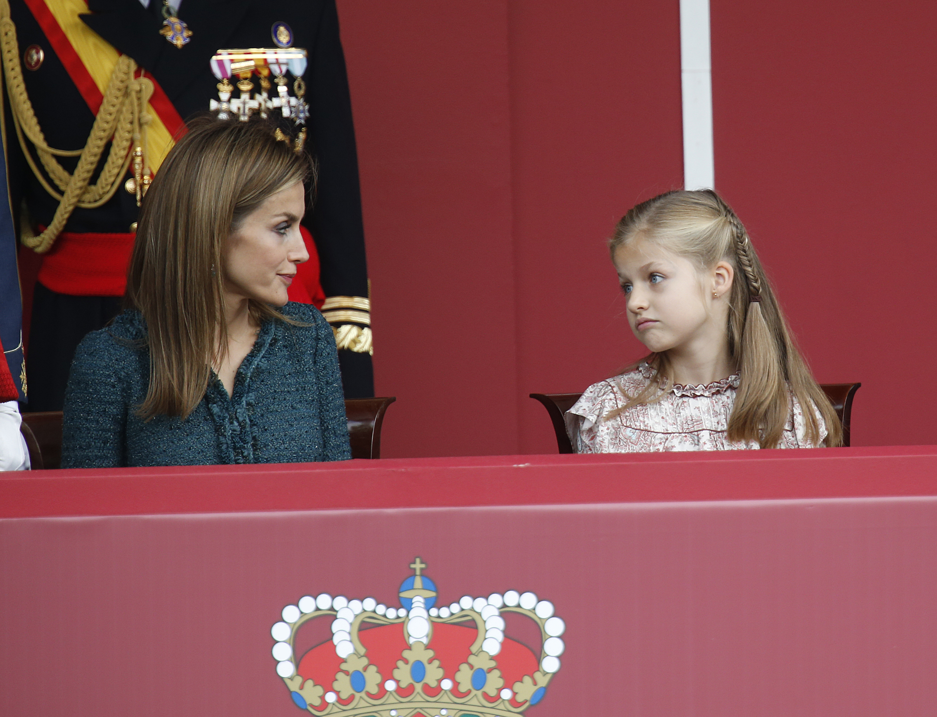 Queen Letizia Crown Princess Leonor And Infanta Sofia