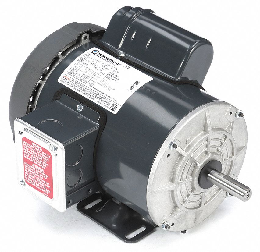 1 Hp High Torque Farm Duty Motor Capacitor Start 1725 Nameplate Rpm 115 208 230 Voltage Frame 56
