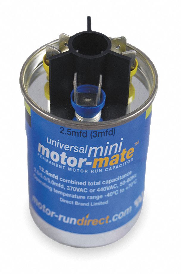 Packard Round Universal Motor Run Capacitor 370 440vac