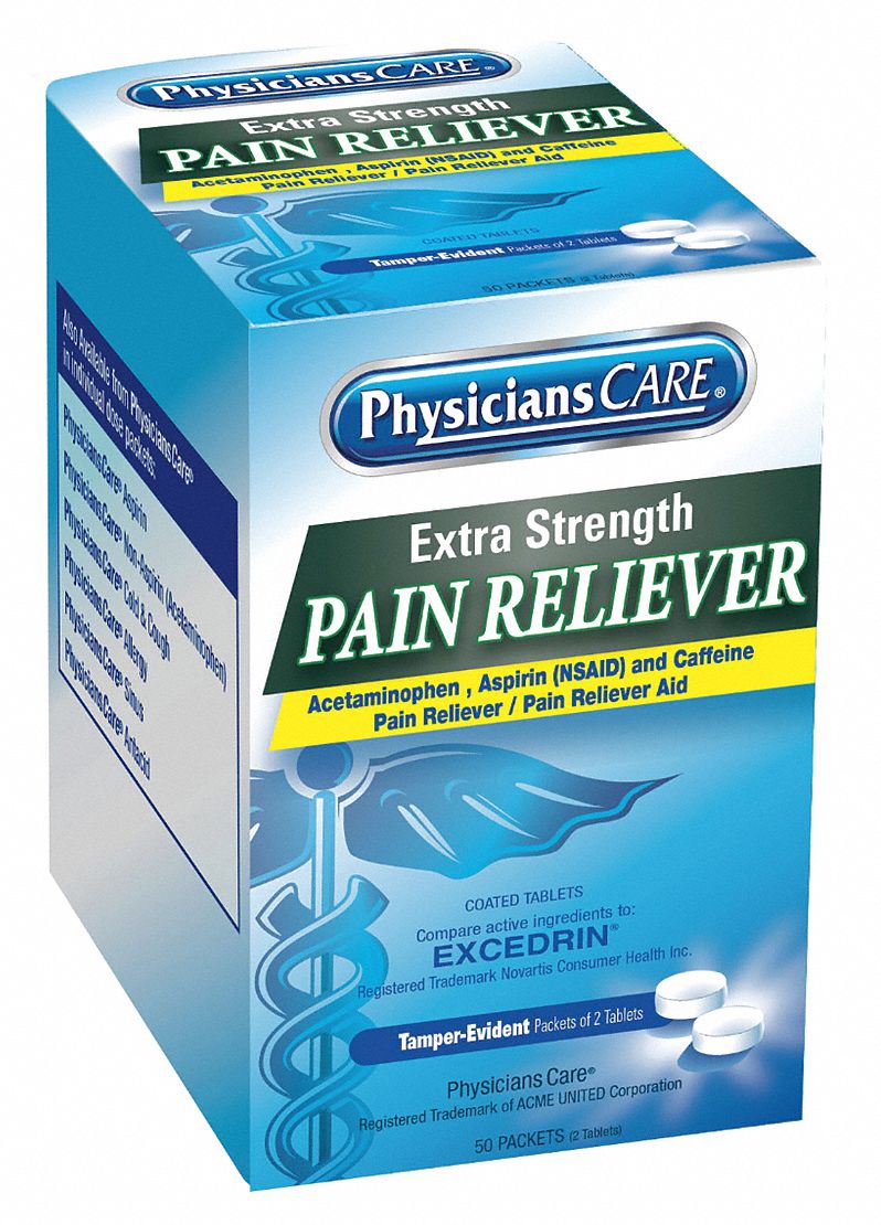 Pain relief, tablet, 50 x 2, regular strength, aspirin