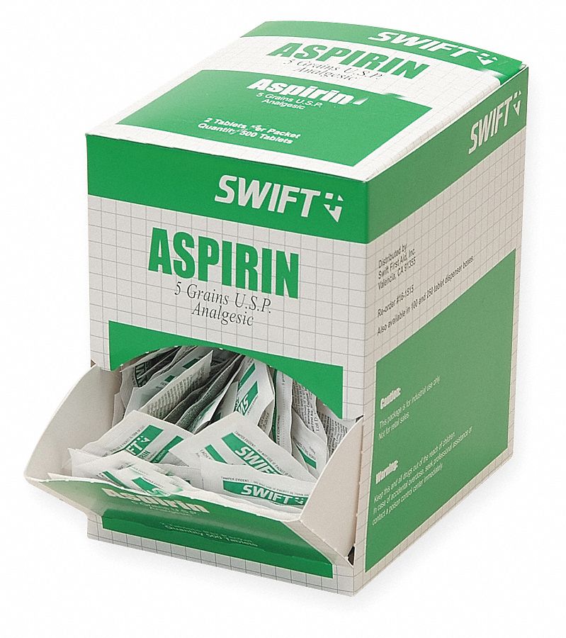 Pain relief, tablet, 250 x 2, regular strength, aspirin