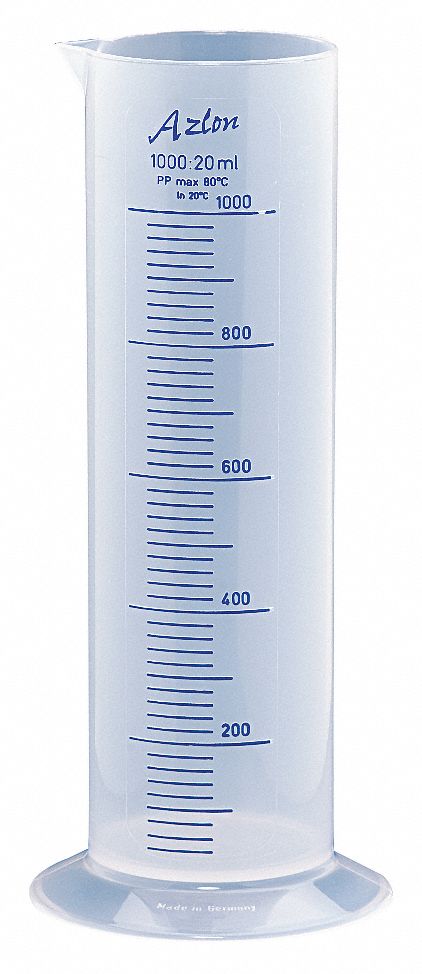 Download and use 1000+ graduated cylinder stock photos for free. Dynalon Graduated Cylinder 1 000 Ml Labware Capacity Metric 20 Ml Graduation Subdivisions White 3uut5 537835 1000 Grainger