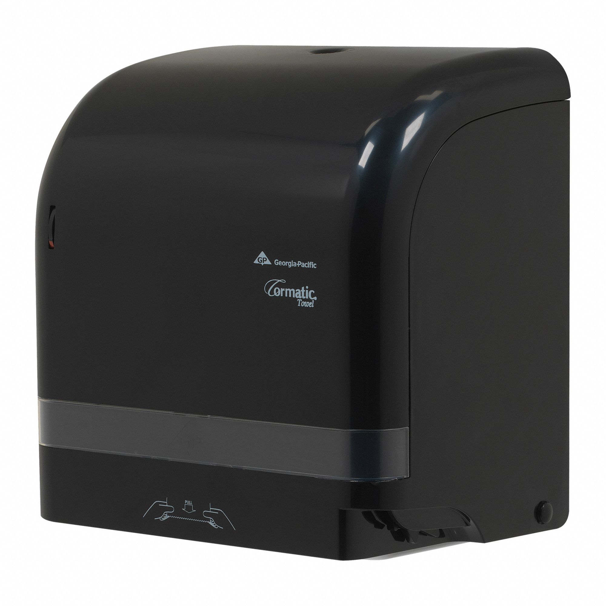Georgia-pacific paper towel dispenser, cormatic(r), black, (1) roll