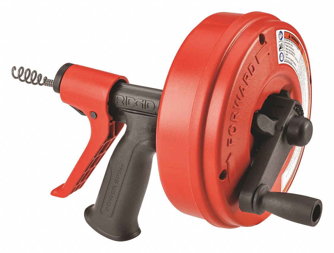 Desentupidora manual power spin ridgid com cupom de desconto e frete grátis! Ridgid Drain Cleaner Line Cap Up To 1 1 2 487r79 57043 Grainger