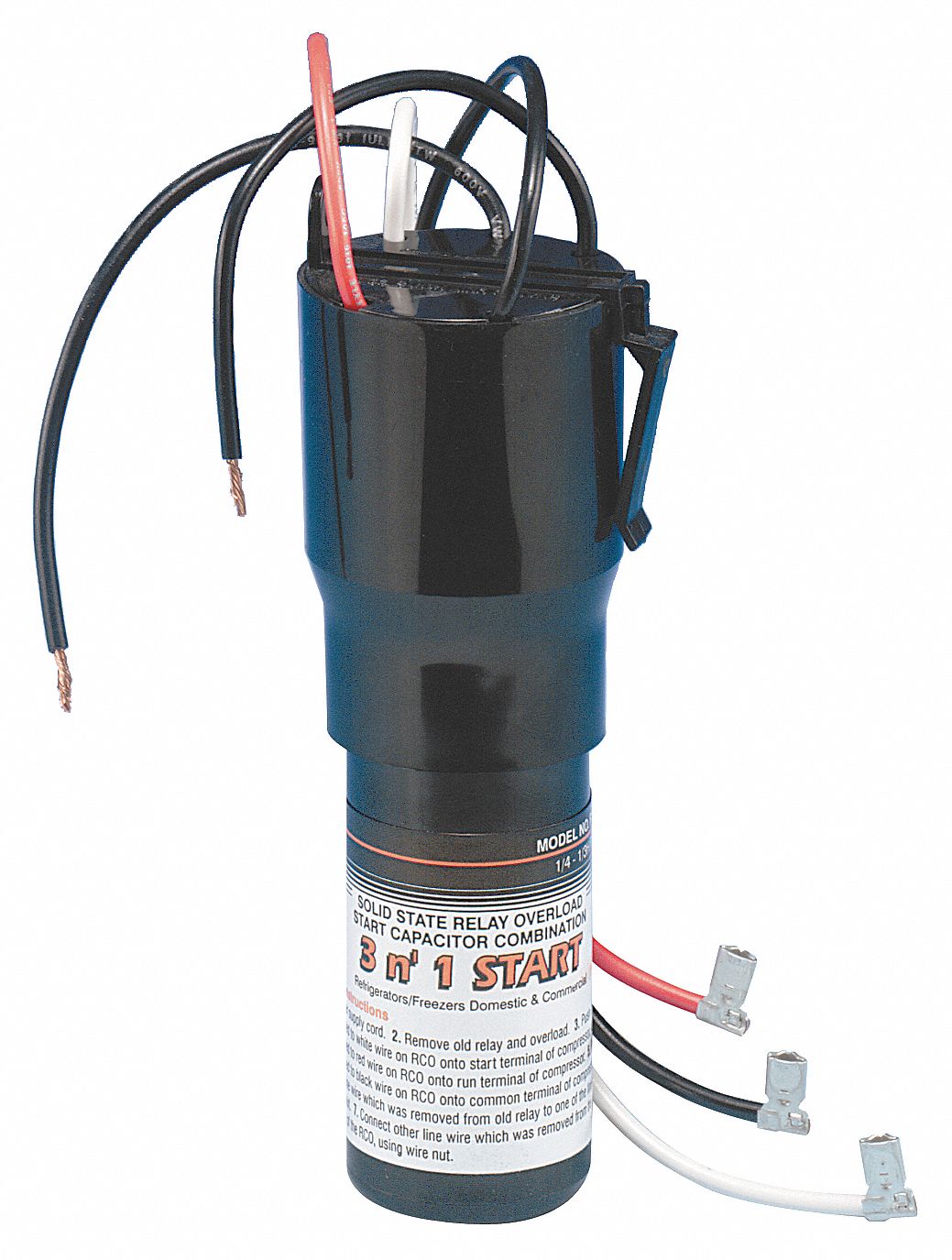 Hard Start Relay Overload And Start Capacitor 115 Voltage Time Delay 1 3 To 1 2 Hp